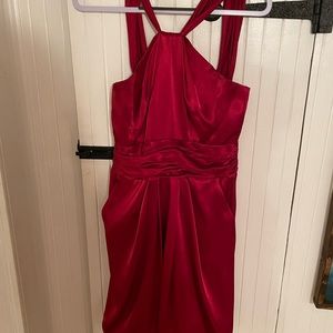 Red bubble dress